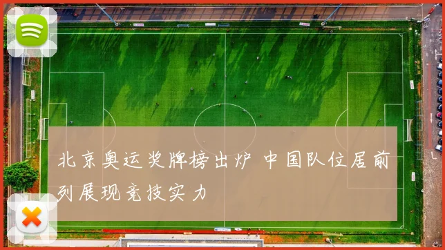 北京奥运奖牌榜出炉 中国队位居前列展现竞技实力